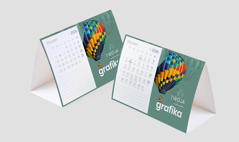 kalendarz biurkowy BUDKA